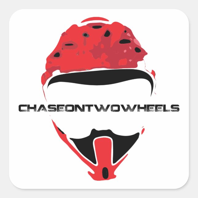 C2W Logo [Black Text] Square Sticker (Front)