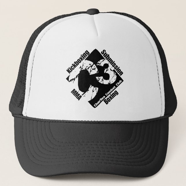 C3 Black Logo Trucker Hat (Front)