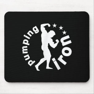 C560 Pumping Iron Workout Gym Fitness Mma Motivati Mouse Mat