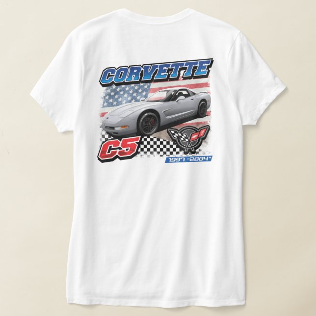 C5 Corvette - 2-Sided Women's T-Shirt (Laydown Back)