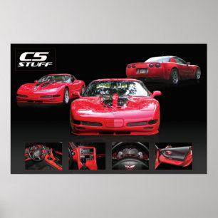 C5 corvette poster