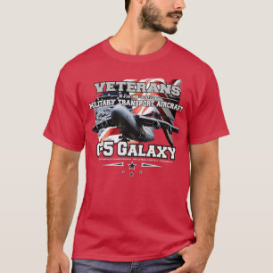 C5 Galaxy military transport aircraft T-Shirt