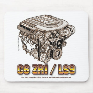 C6 ZR1/LS9 MOUSE MAT
