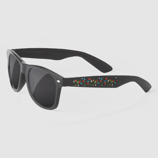 C7 Christmas Lights Sunglasses (Grey & Multi) (Left)