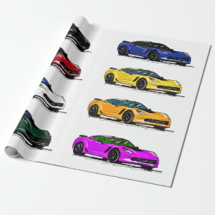 C7 Corvette Wrapping Paper
