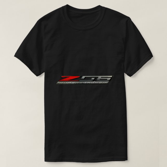 C7 Corvette Z06 Supercharged Logo Classic T-Shirt (Design Front)