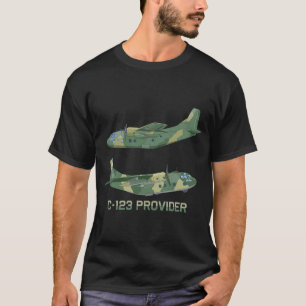 C-123 Provider American Military Transport Aircraf T-Shirt