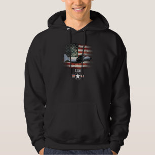 C 130 Air Foce American Flag Patriotic   Usaf Hoodie