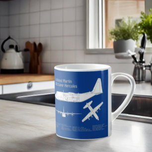 C-130 Hercules - Airplane Blueprint Plans ABD Coffee Mug