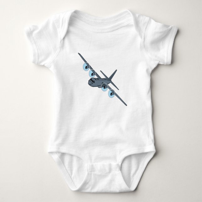 C-130 Hercules Baby Bodysuit (Front)