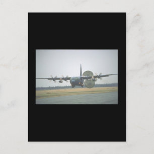 C-130 Hercules LAPES cargo_Military Aircraft Postcard