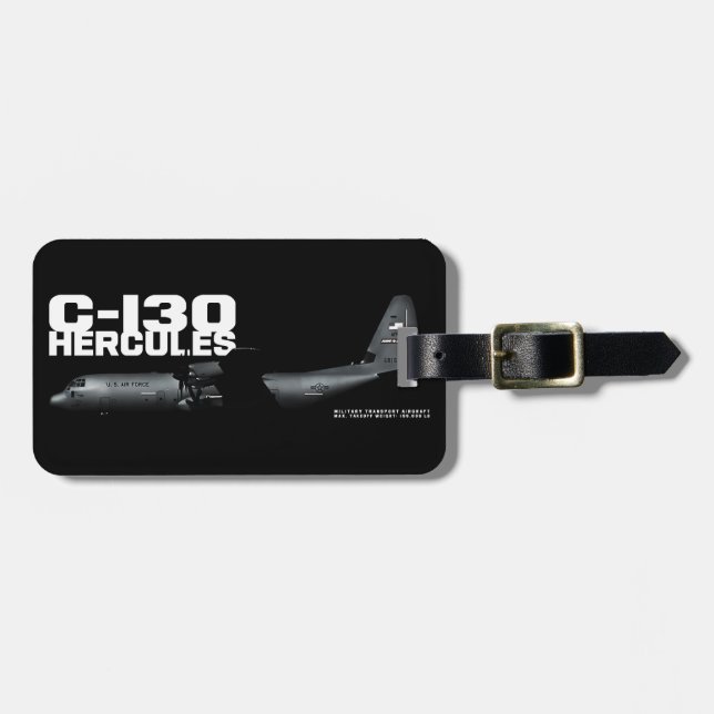 C-130 Hercules Luggage Tag (Front Horizontal)