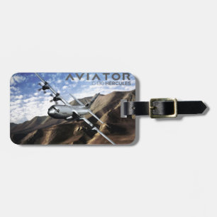 C-130 HERCULES Military Aeroplane Luggage Tag
