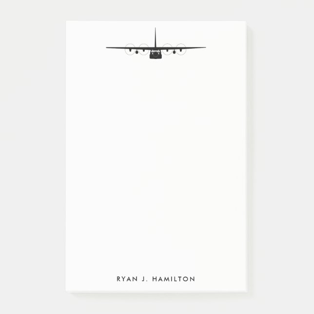 C-130 Hercules Personalise Post-It Note Pad (Front)