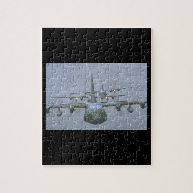 C-130 Hercules Transports_Military Aircraft Jigsaw Puzzle (Vertical)