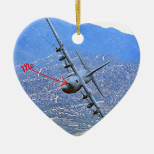C-130 LOW LEVEL CERAMIC TREE DECORATION