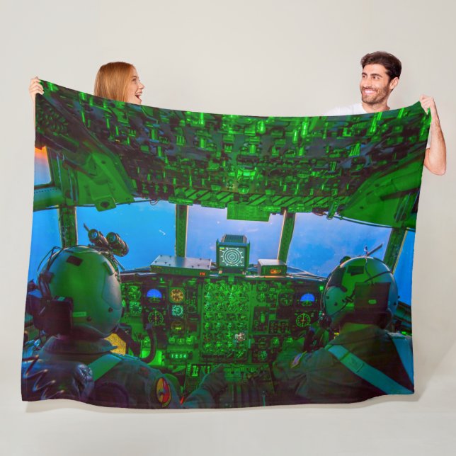 C-130H HERCULES FLEECE BLANKET (In Situ)