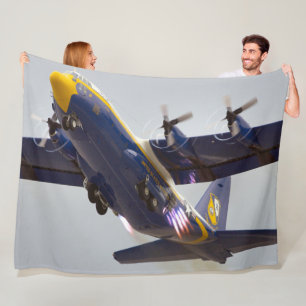 C-130T HERCULES FLEECE BLANKET