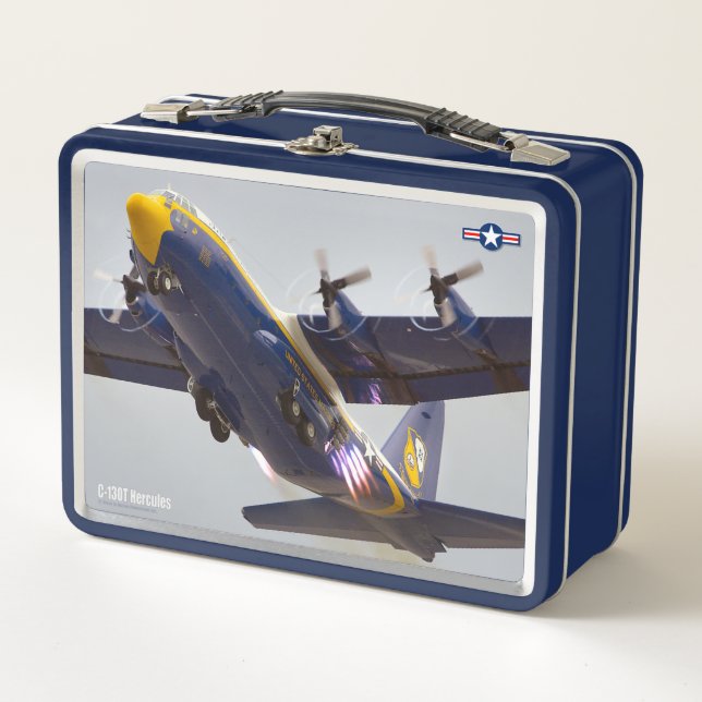 C-130T HERCULES METAL LUNCH BOX (Front)