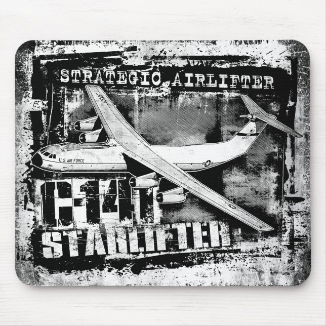 C-141 Starlifter Mouse Pad Mousepad (Front)