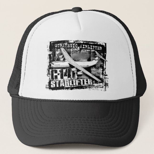C-141 Starlifter Trucker Hat Trucker Hat (Front)