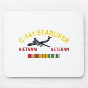 C-141 Starlifter Vietnam Veteran Starlifter Aircra Mouse Mat