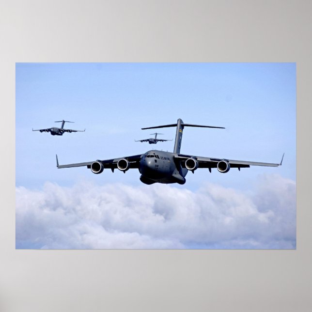 C-17 Globemaster III Aircraft Poster (Front)