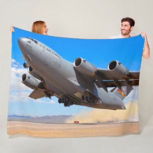 C-17 GLOBEMASTER III FLEECE BLANKET
