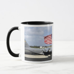 C-17 Globemaster III sits on the flightline Mug