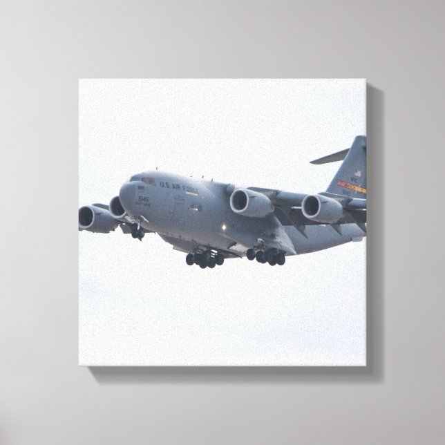 C-17 Globemaster Wrapped Canvas (Front)