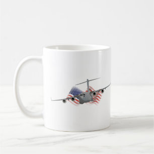 C-17 US Air Force Airplane Coffee Mug