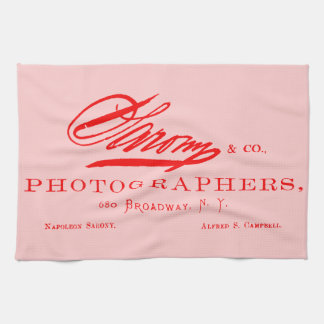 C. 1870 Napoleon Sarony, American Photographer Tea Towel