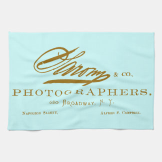 C. 1870 Napoleon Sarony, American Photographer Tea Towel