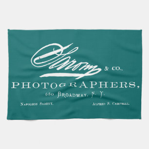 C. 1870 Napoleon Sarony, American Photographer Tea Towel