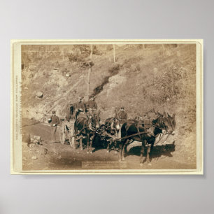 c.1888 "The U.S. Paymaster and Guards on Deadwood" Poster