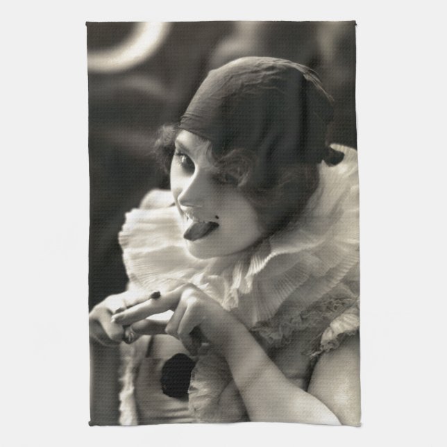 C. 1910 Pretty Woman's Taunt Tea Towel (Vertical)