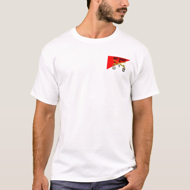 C 2/17 Cav front and back image. T-Shirt (Front)