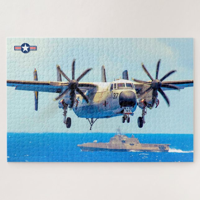 C-2A GREYHOUND (20x30 inches) Jigsaw Puzzle (Horizontal)