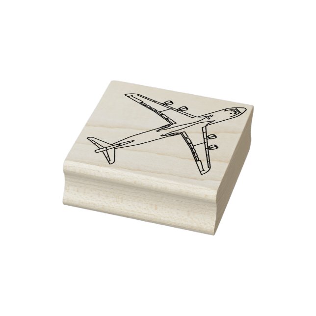 C-5 Galaxy Line Art Rubber Stamp (Stamp)