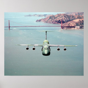 C-5A Galaxy Aircraft Poster