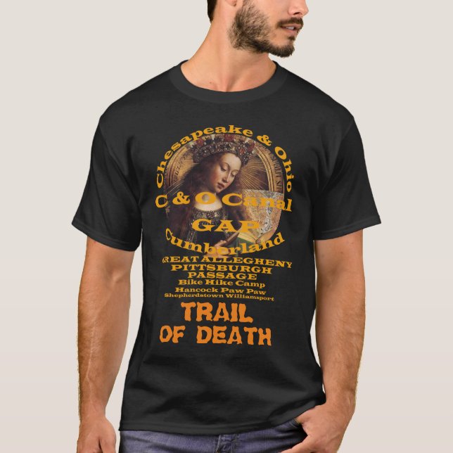 C and O Canal Towpath Great Allegheny Passage T-Shirt (Front)