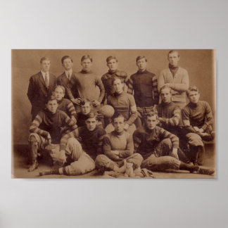 C.B.S. 1908 Football Poster