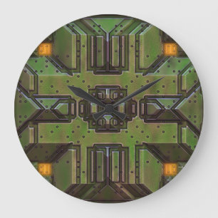 C.C. Tec 6 Wall Clocks & Numeral Options