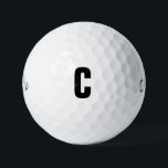 'C' Callaway Golf Balls<br><div class="desc">Callaway Golf Balls personalised with the letter C</div>