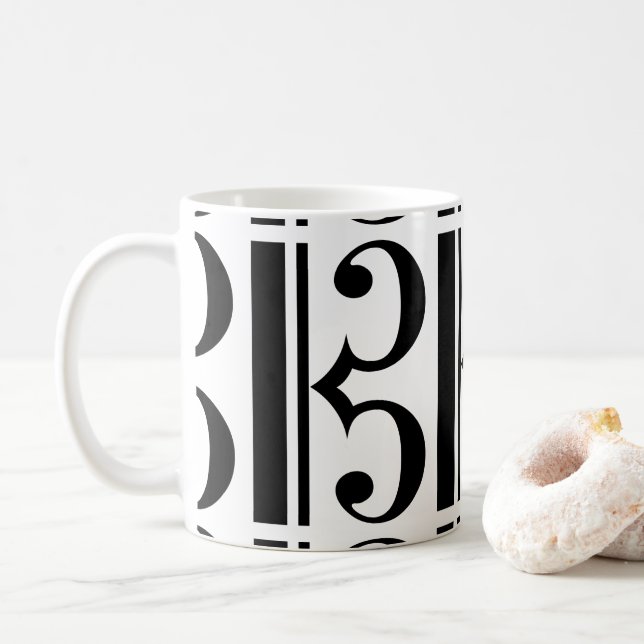 C-Clef Coffee Mug (With Donut)