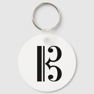 C-Clef Keychain