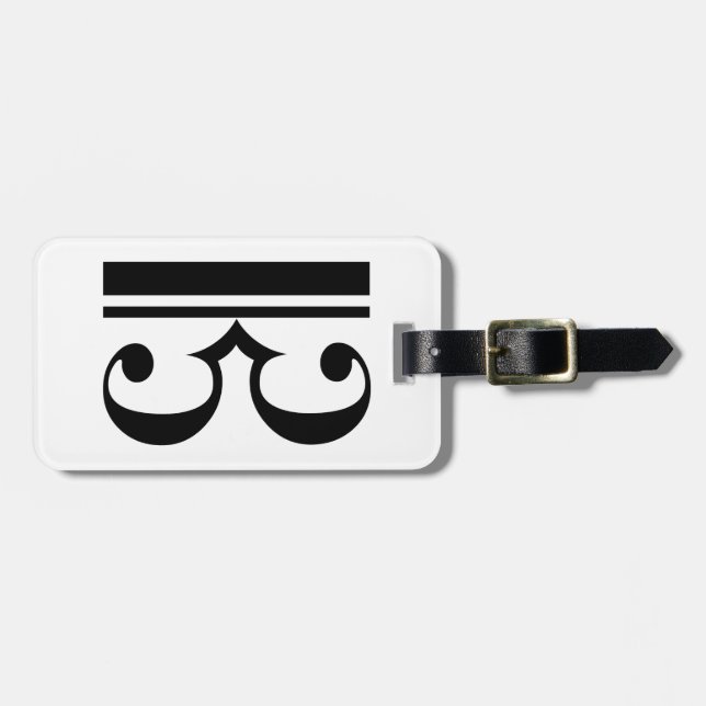 C-Clef Luggage Tag (Front Horizontal)