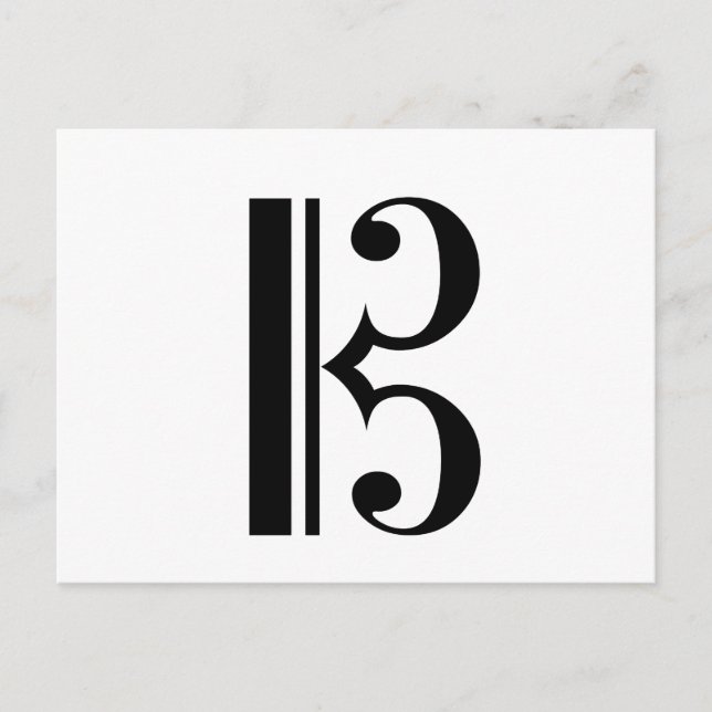 C-Clef Postcard (Front)