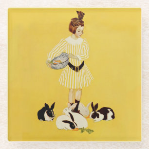 C Coles Phillips “A Friend of the Family" Glass Coaster