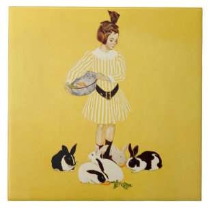 C Coles Phillips  “A Friend of the Family" Tile